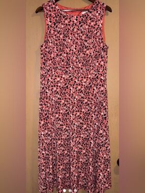 Women’s summer dress. Floral with Black & White Accents - worn once
